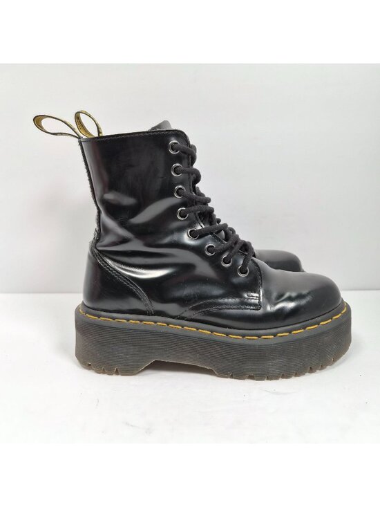Dr. Martens Shoes - Dr. Martens Jadon Women's Black Platform Boots US Size 6